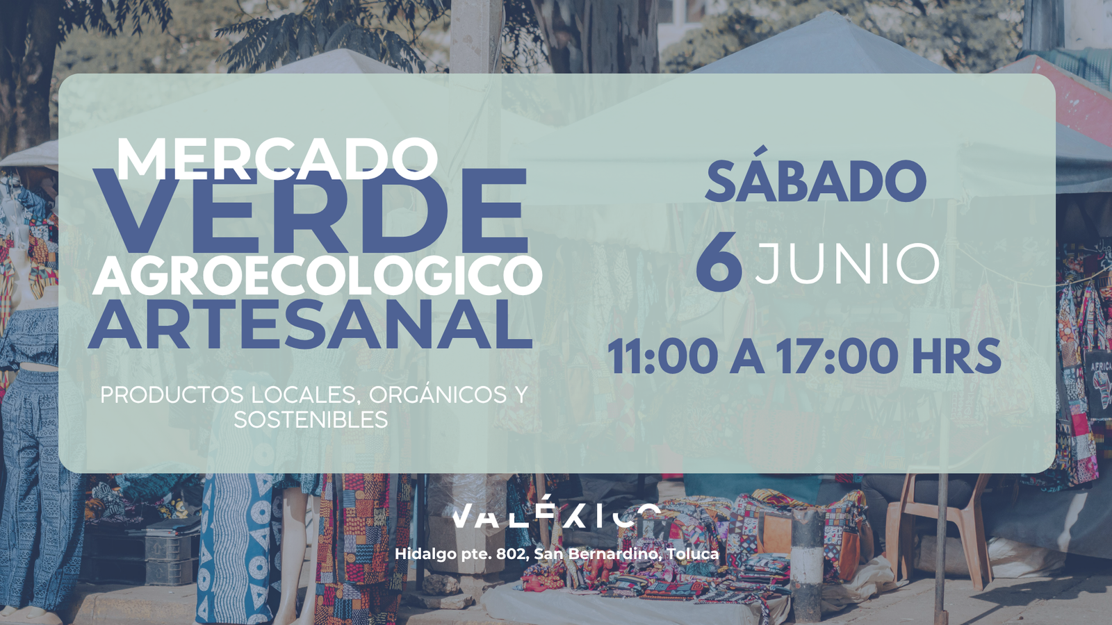 Mercado agroecologico y artesanal de Toluca