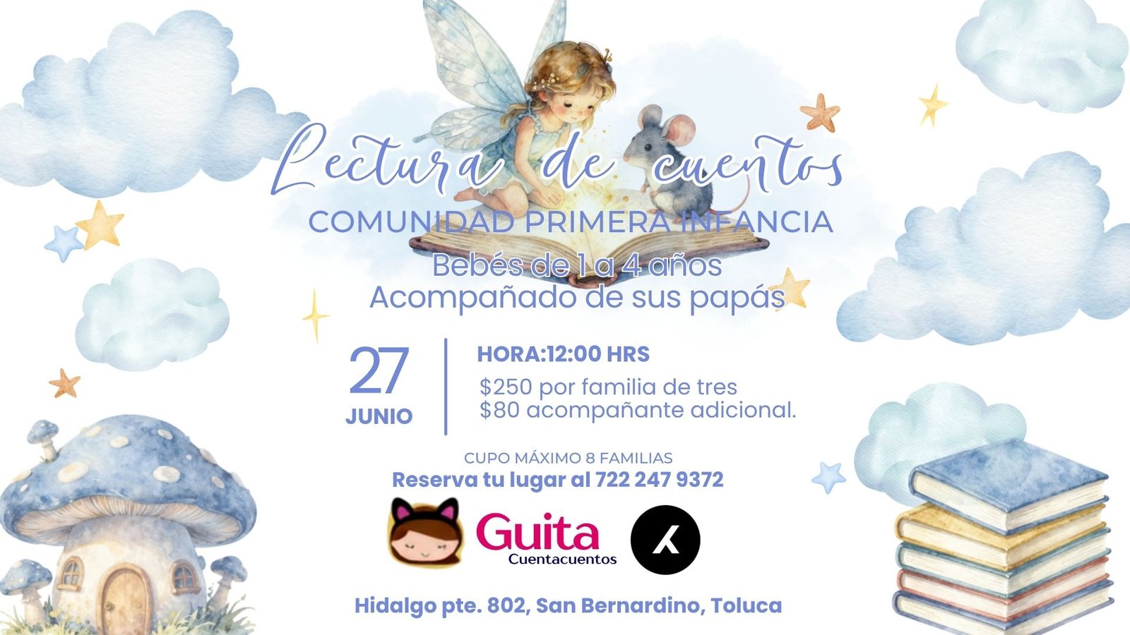 Lectura de cuentos primera infancia