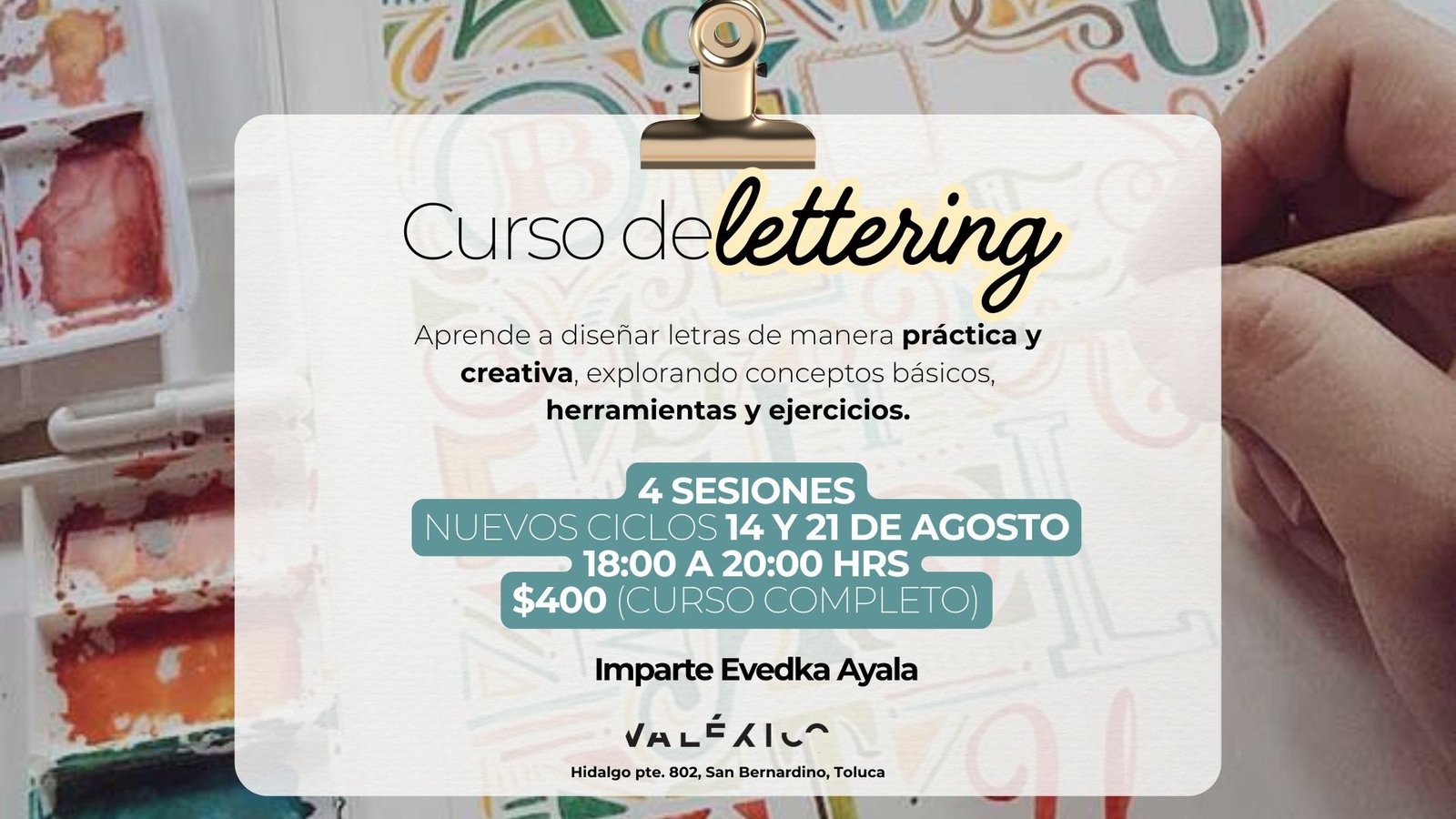 Curso lettering